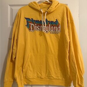 Disney Yellow Women's Sweater with Disneyland Resort Design